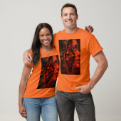 フラクチャード・ディメンションズ – 超現実的抽象デュアルフェイス Tシャツ (ユニセックス)