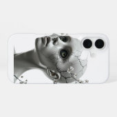 フラクチャ開花 iPhone 16ケース (裏面横)
