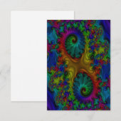 フラクトリップ（幻覚体験）のようなタルサンキューカード サンキューカード (正面/裏面)