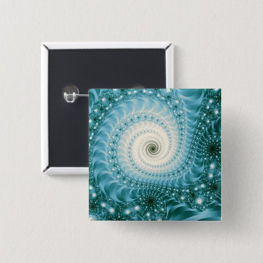 フラクトリップ(幻覚体験)のようなトルサイケデリックストーム素晴らし 缶バッジ (正面&裏面)