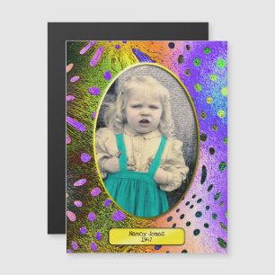 フラクファンキータル、抽象芸術楕円フォトフレーム