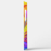 フラクモダンラントレインボーブルー手書き名 Case-Mate iPhoneケース (裏面 / 左)