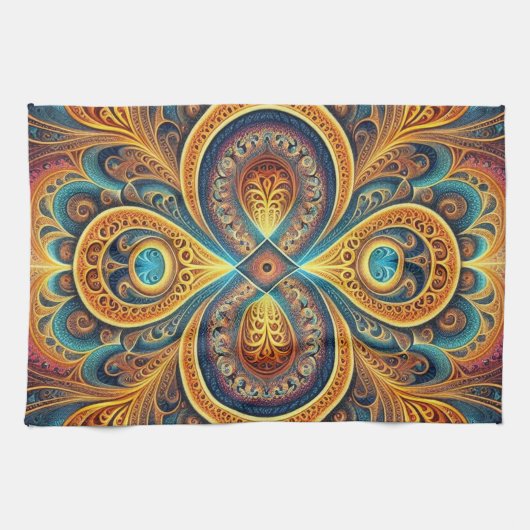 フラク鮮やかタルアート キッチンタオル (横)