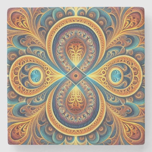 フラク鮮やかタルアート ストーンコースター (正面)