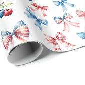 フラグとさくらんぼ ラッピングペーパー (ロールコーナー)
