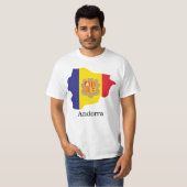 フラグと国 アンドラ Tシャツ (正面フル)