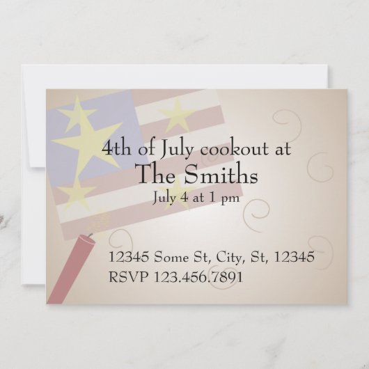 フラグと爆竹クックアウト (正面)