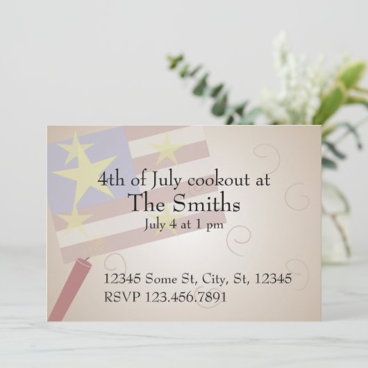 フラグと爆竹クックアウト (スタンド正面)