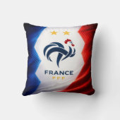 フラグに雄鶏 フランス国旗柄 ピロー (裏面)