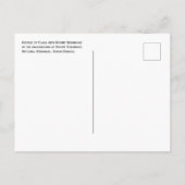 フラグのアベニュー・ マウント・ラッシュモア・ナショナル・メモリアル ポストカード (裏面)