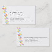 フラグのパーティーイベントの名刺の計画 名刺 (正面/裏面)