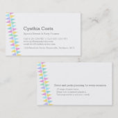 フラグのパーティーイベントの名刺の計画 名刺 (正面/裏面)