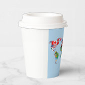 フラグの世界地図紙杯 紙コップ (右)