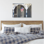 フラグの反射 – Martha's Vineヤード キャンバスプリント (インサイチュ (寝室))