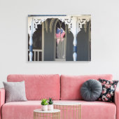 フラグの反射 – Martha's Vineヤード キャンバスプリント (インサイチュ (リビング))