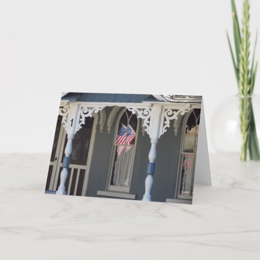 フラグの反射 – Martha's Vineyard Card カード (正面)