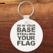 フラグの奪取 – FPS、ゲーム、ゲーマー、ビデオゲーム キーホルダー (正面)