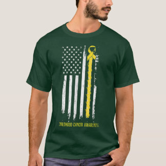 フラグの小児癌認識度リボン787 Tシャツ