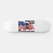 フラグを書き込まない スケートボード (横)