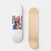 フラグを書き込まない スケートボード (正面)