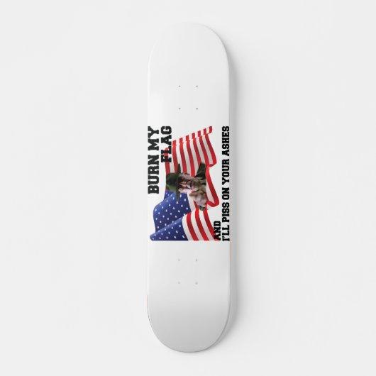 フラグを書き込まない スケートボード (正面)