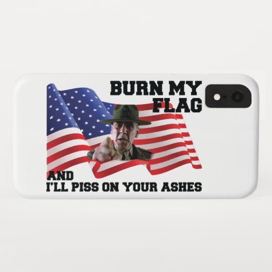 フラグを書き込まない Case-Mate iPhoneケース (裏面(横))