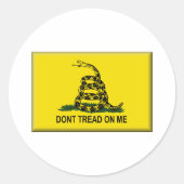 フラグを設定しない統一された州 ラウンドシール (正面)