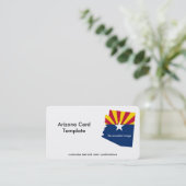 フラグアリゾナ州名刺 名刺 (スタンド正面)