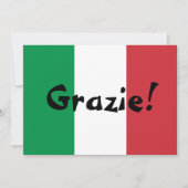 フラグイタリアンありがとう サンキューカード (正面)