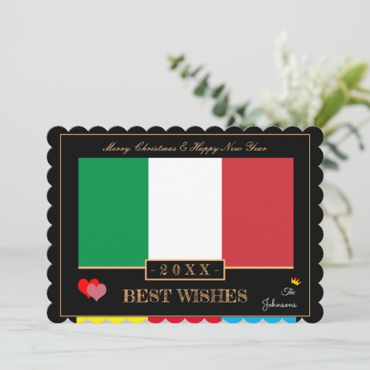 フラグイタリアンとハッピーニューイヤー最高の/ウィッシュカード シーズンカード (スタンド正面)