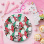 フラグイタリアンオーナメント ペーパープレート (パーティー)