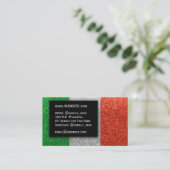 フラグイタリアングリッタープロフェッショナルエグゼクティブ 名刺 (スタンド正面)