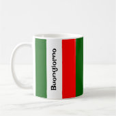 フラグイタリアンデザインコーヒーマグ コーヒーマグカップ (左)