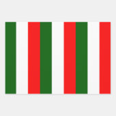 フラグイタリアンデザインストライプ ラッピングペーパーシート (正面3)