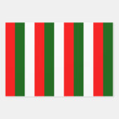 フラグイタリアンデザインストライプ ラッピングペーパーシート (正面)