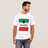 フラグイタリアンハートソースのデイシャツ Tシャツ (正面フル)