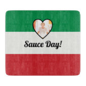 フラグイタリアンハートノナカスタムフォトソース日 カッティングボード (正面)