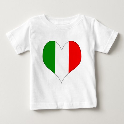 フラグイタリアンハート ベビーTシャツ (正面)