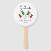 フラグイタリアンファミリ懇親会 ハンドファン (裏面)