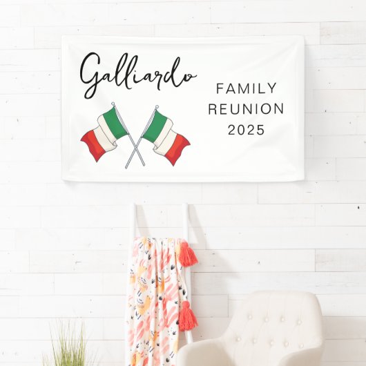 フラグイタリアンファミリ懇親会 横断幕 (インサイチュ)