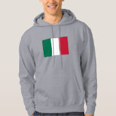 フラグイタリアンフード付きスウェットシャツ パーカ (正面)