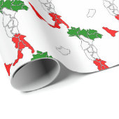 フラグイタリアンラッピング紙 ラッピングペーパー (ロールコーナー)