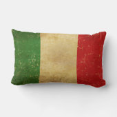 フラグイタリアンヴィンテージグランジデザイン ランバークッション (裏面)