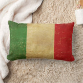 フラグイタリアンヴィンテージグランジデザイン ランバークッション (ブランケット)