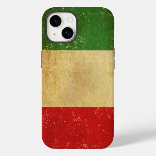 フラグイタリアンヴィンテージグランジ Case-Mate iPhoneケース (裏面)