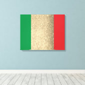 フラグイタリアン金ゴールド キャンバスプリント (インサイチュ (ウッドフロア))