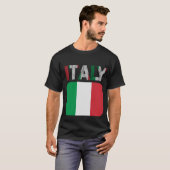 フラグイタリアンtシャツ、カラフルデザイン tシャツ (正面フル)