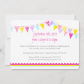 フラグカラフルガールズ7th誕生日パーティー招待状 招待状 (裏面)