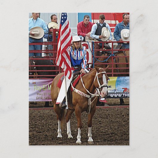 フラグガール ポストカード (正面)