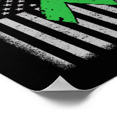 フラググリーンファミリーリボン腎臓病認識度 ポスター (角)